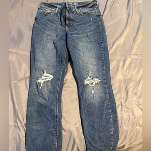 Old navy high rise super skinny jeans, size 8.